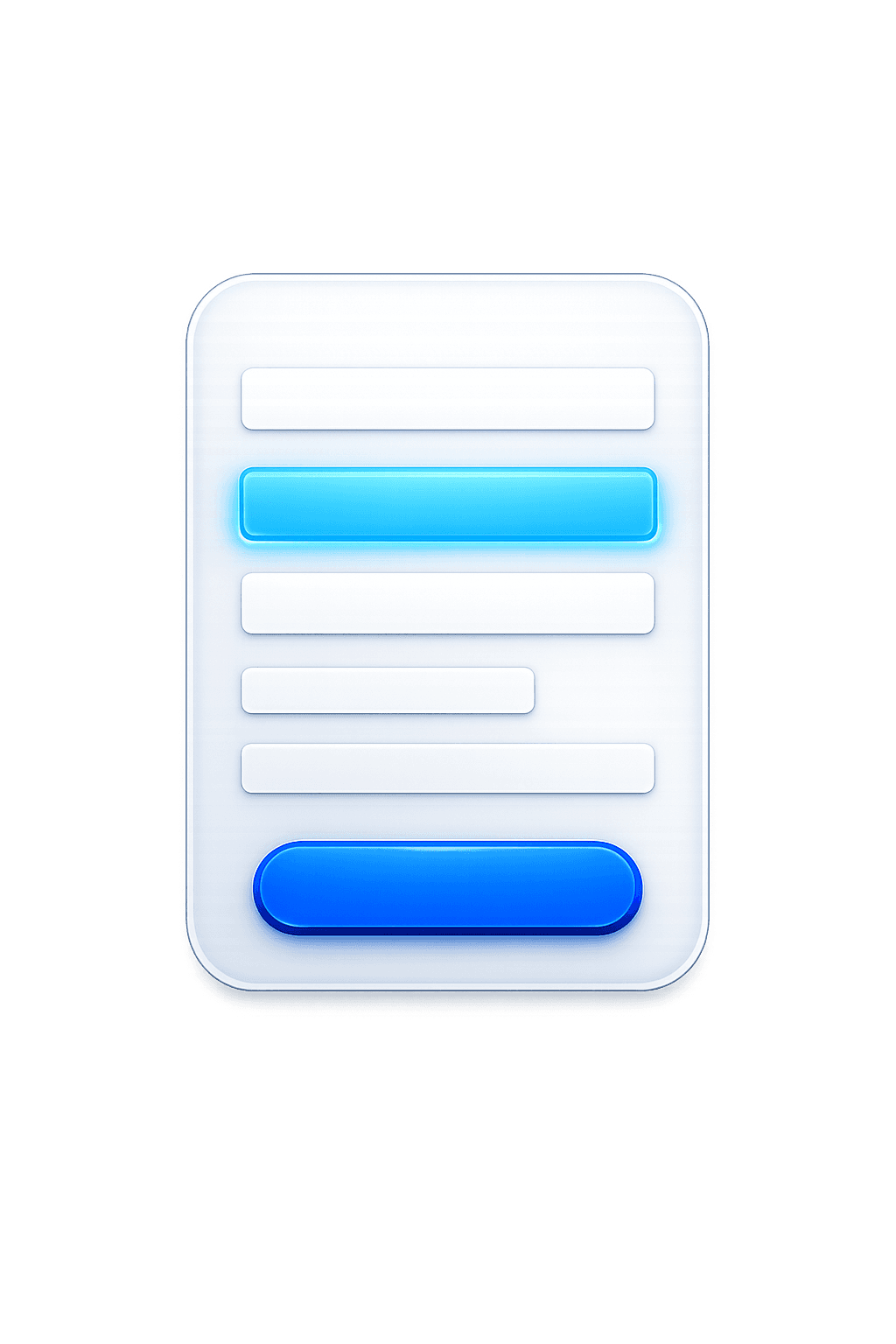Stylized web form card representing high-volume digital lead capture.